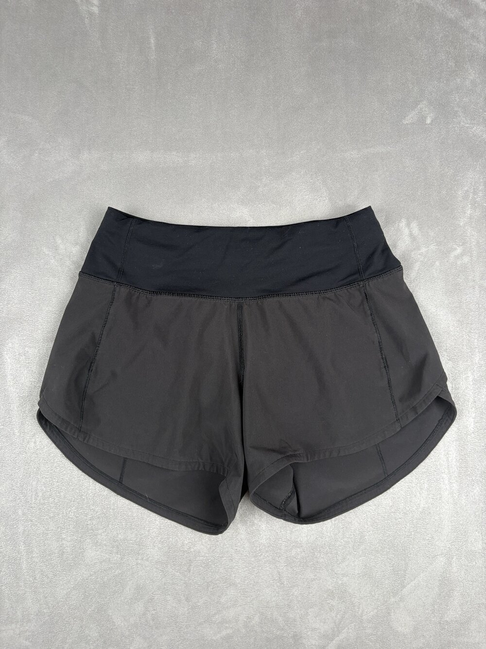 Lululemon Women's Running Athletic Shorts Sz 2 Black - Picture 2 of 10
